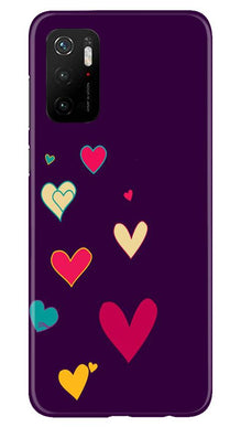 Purple Background Mobile Back Case for Poco M3 Pro  (Design - 107)