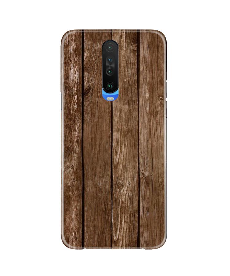 Wooden Look Case for Poco X2(Design - 112)