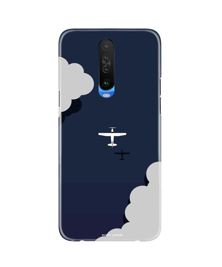 Clouds Plane Case for Poco X2 (Design - 196)