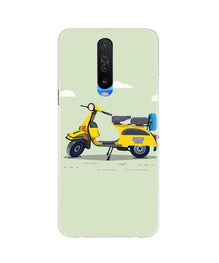 Vintage Scooter Mobile Back Case for Poco X2 (Design - 260)