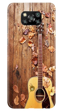 Guitar Mobile Back Case for Poco X3 (Design - 43)