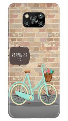 Happiness Mobile Back Case for Poco X3 (Design - 53)
