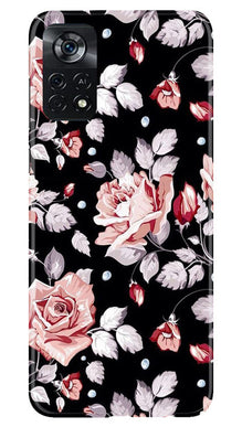 Pink rose Mobile Back Case for Poco X4 Pro (Design - 12)