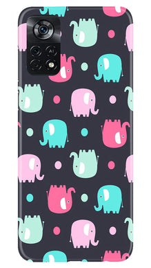 Elephant Baground Mobile Back Case for Poco X4 Pro (Design - 44)
