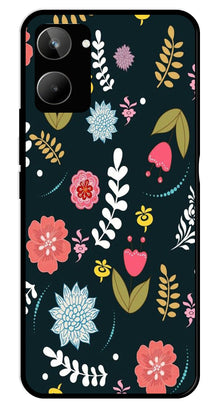 Floral Pattern2 Metal Mobile Case for Realme 10