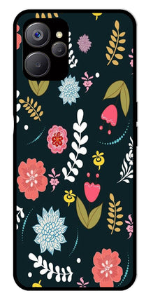 Floral Pattern2 Metal Mobile Case for Realme 9i 5G