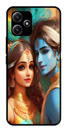 Lord Radha Krishna Metal Mobile Case for Poco M6 Pro 5G