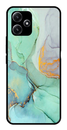 Marble Design Metal Mobile Case for Poco M6 Pro 5G