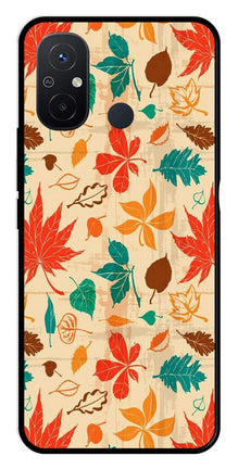 Leafs Design Metal Mobile Case for Poco C55