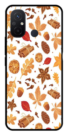 Autumn Leaf Metal Mobile Case for Poco C55