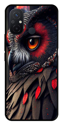 Owl Design Metal Mobile Case for Poco C55