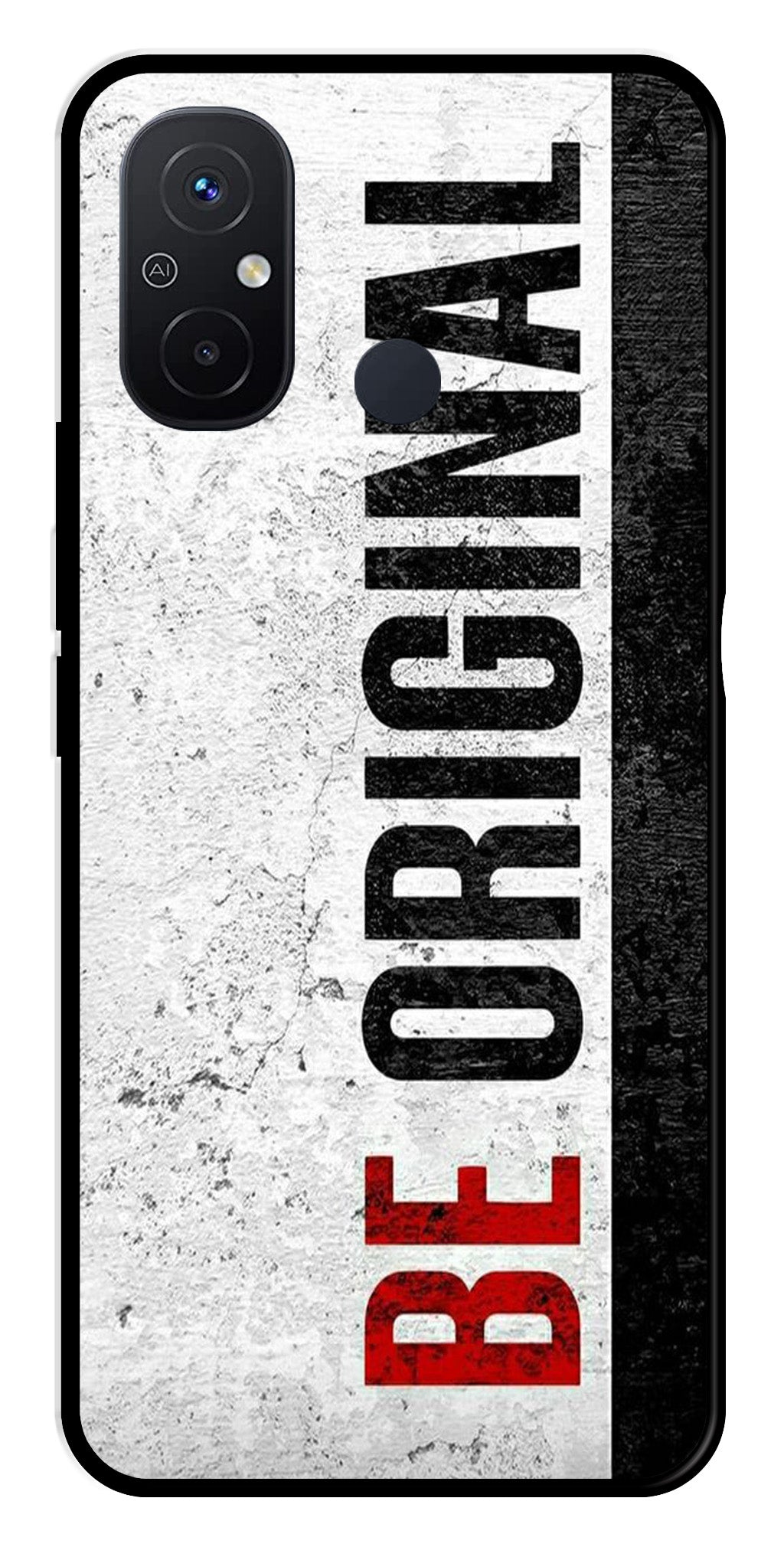 Be Original Metal Mobile Case for Poco C55   (Design No -38)