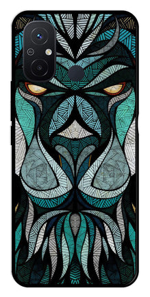 Lion Pattern Metal Mobile Case for Poco C55