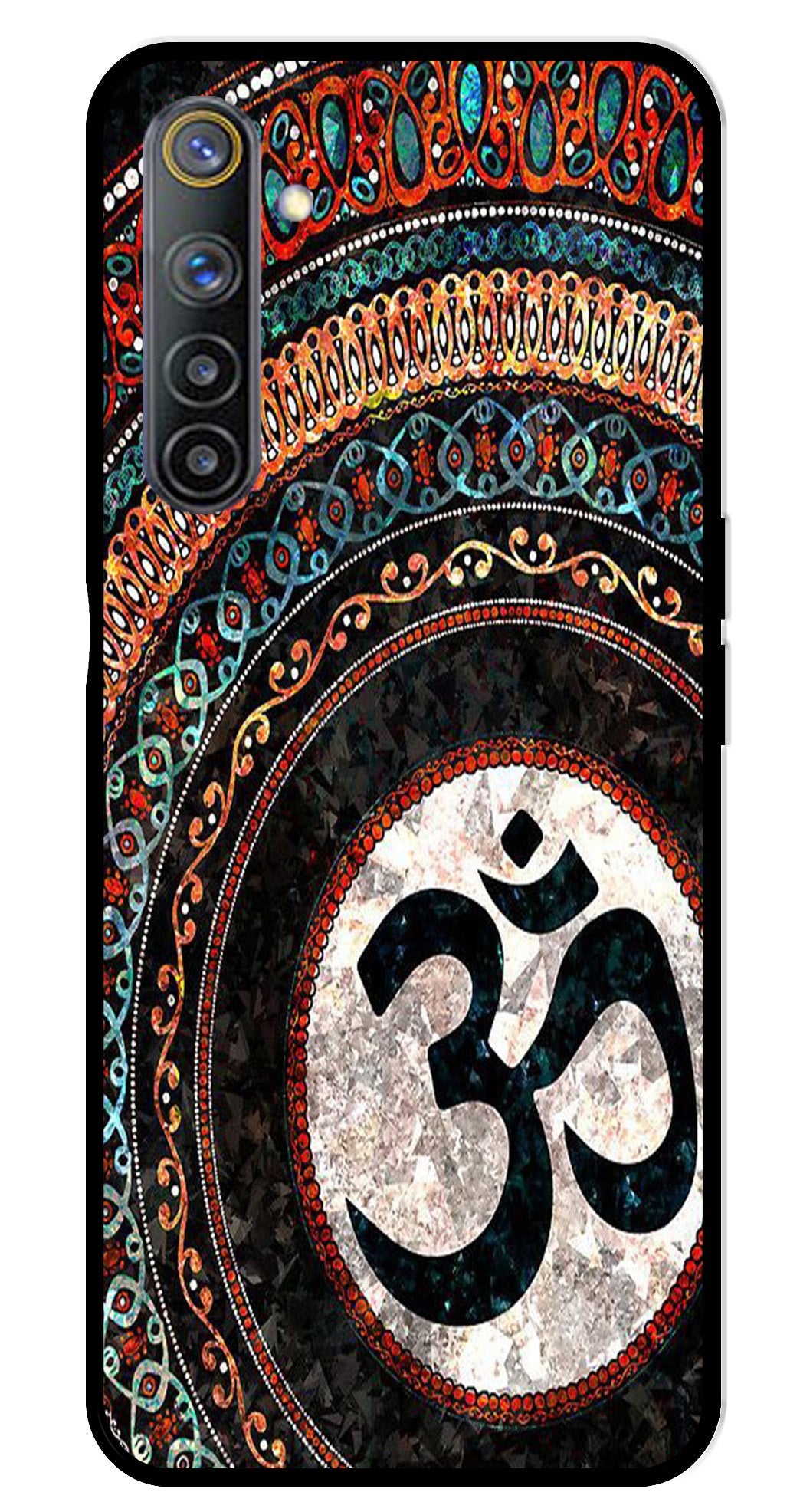 Oum Design Metal Mobile Case for Realme 6   (Design No -15)