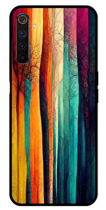 Modern Art Colorful Metal Mobile Case for Realme 6 Pro