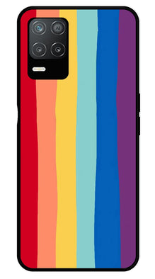 Rainbow MultiColor Metal Mobile Case for Realme Narzo 30 5G