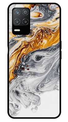 Marble Pattern Metal Mobile Case for Realme Narzo 30 5G