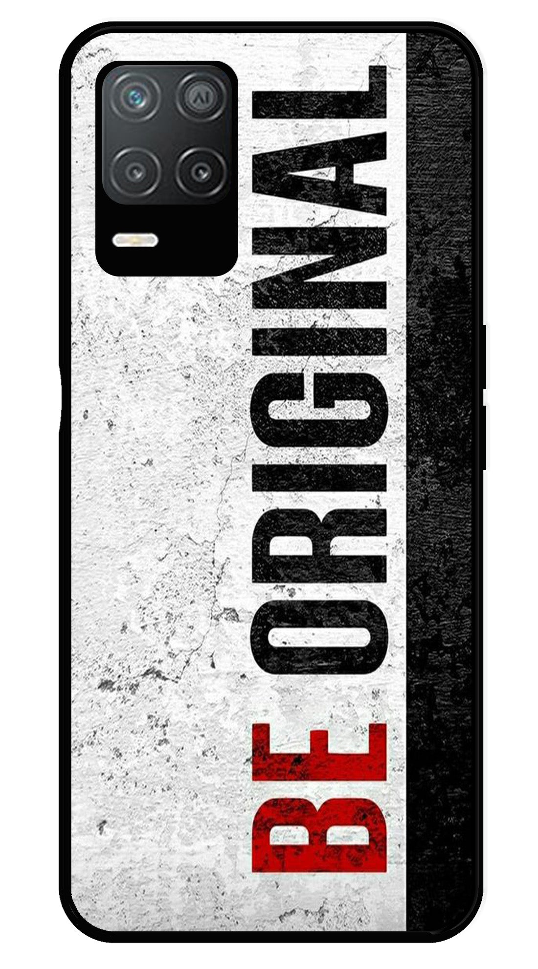 Be Original Metal Mobile Case for Realme Narzo 30 5G   (Design No -38)