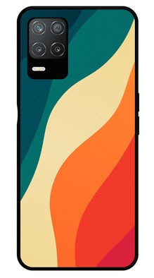 Muted Rainbow Metal Mobile Case for Realme Narzo 30 5G