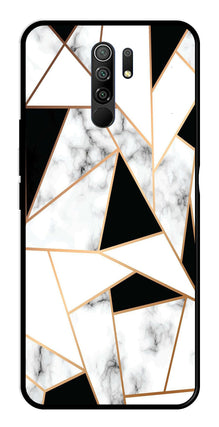 Marble Design2 Metal Mobile Case for Redmi 9 Prime