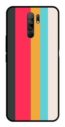 Muted Rainbow Metal Mobile Case for Redmi 9 Prime