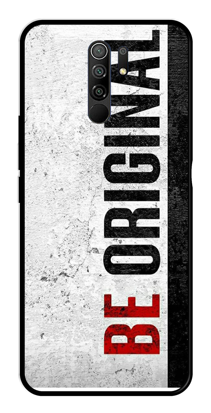 Be Original Metal Mobile Case for Redmi 9 Prime   (Design No -38)