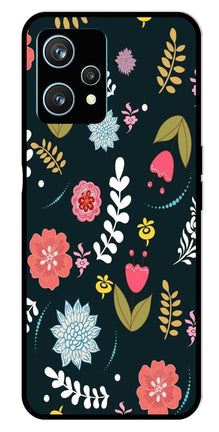 Floral Pattern2 Metal Mobile Case for Realme 9 Pro Plus 5G