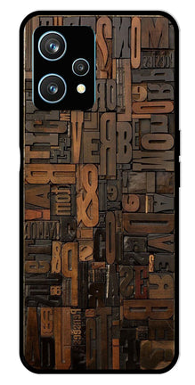 Alphabets Metal Mobile Case for Realme 9 Pro Plus 5G