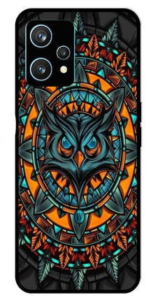 Owl Pattern Metal Mobile Case for Realme 9 Pro Plus 5G