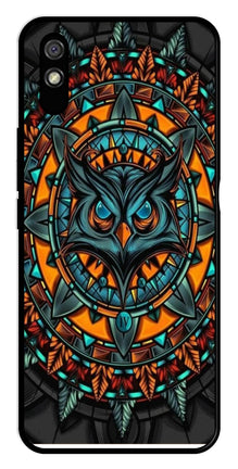 Owl Pattern Metal Mobile Case for Redmi 9a