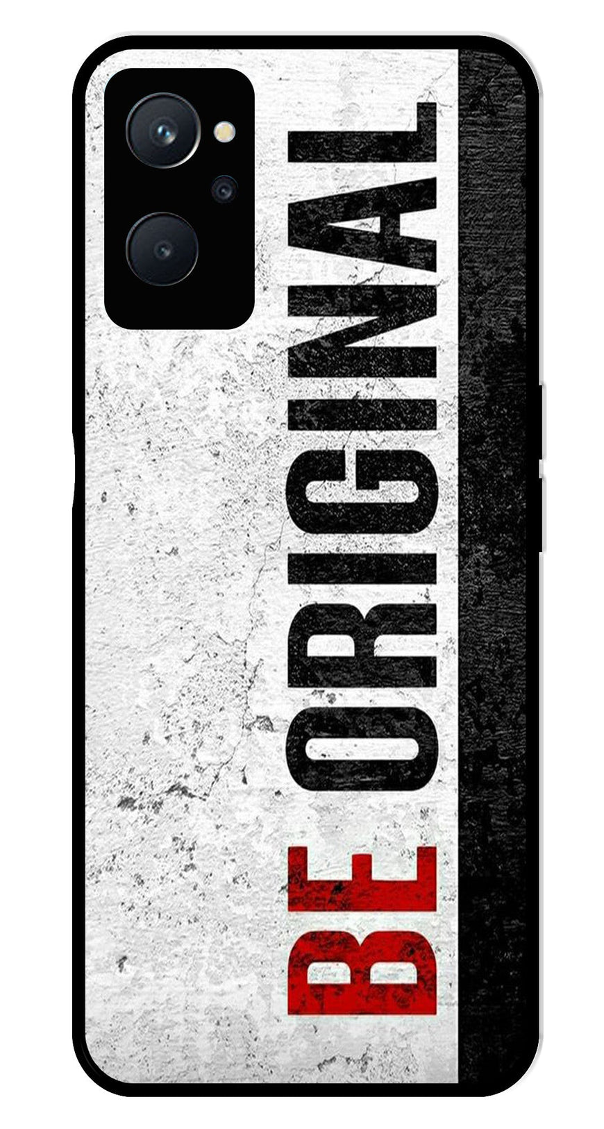 Be Original Metal Mobile Case for Realme 9i   (Design No -38)