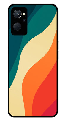 Muted Rainbow Metal Mobile Case for Realme 9i