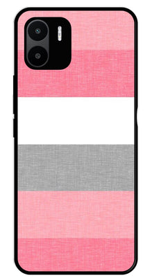 Pink Pattern Metal Mobile Case for Redmi A2