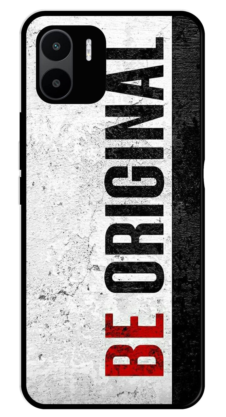 Be Original Metal Mobile Case for Redmi A2   (Design No -38)