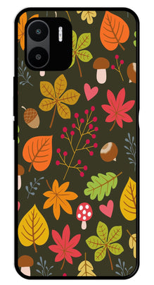Leaves Design Metal Mobile Case for Redmi A2