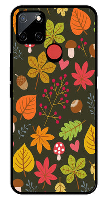 Leaves Design Metal Mobile Case for Realme C25