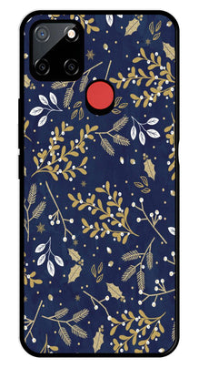 Floral Pattern  Metal Mobile Case for Realme C25