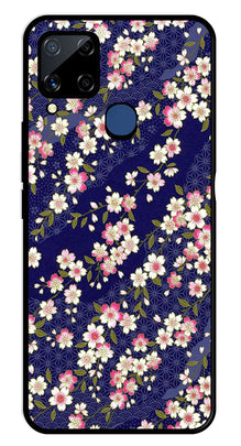 Flower Design Metal Mobile Case for Realme C15