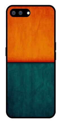 Orange Green Pattern Metal Mobile Case for Realme C1