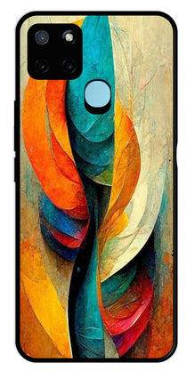 Modern Art Metal Mobile Case for Realme C21Y