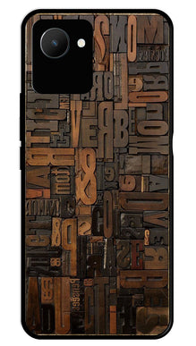 Alphabets Metal Mobile Case for Realme C30