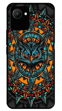 Owl Pattern Metal Mobile Case for Realme C30