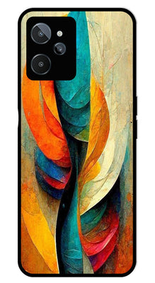 Modern Art Metal Mobile Case for Realme C31