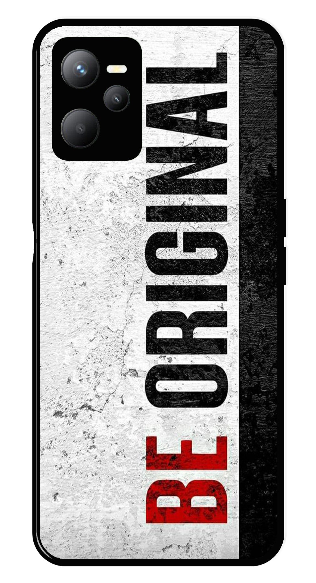 Be Original Metal Mobile Case for Realme C35   (Design No -38)