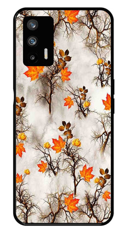 Autumn leaves Metal Mobile Case for Realme GT   (Design No -55)