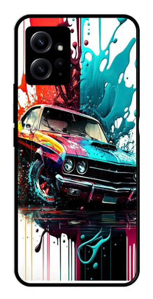 Vintage Car Metal Mobile Case for Redmi Note 12 4G