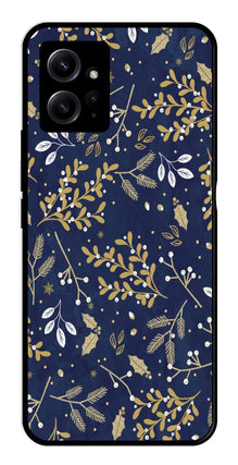 Floral Pattern  Metal Mobile Case for Redmi Note 12 4G