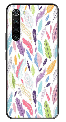 Colorful Feathers Metal Mobile Case for Redmi Note 8