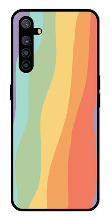 Muted Rainbow Metal Mobile Case for Realme XT