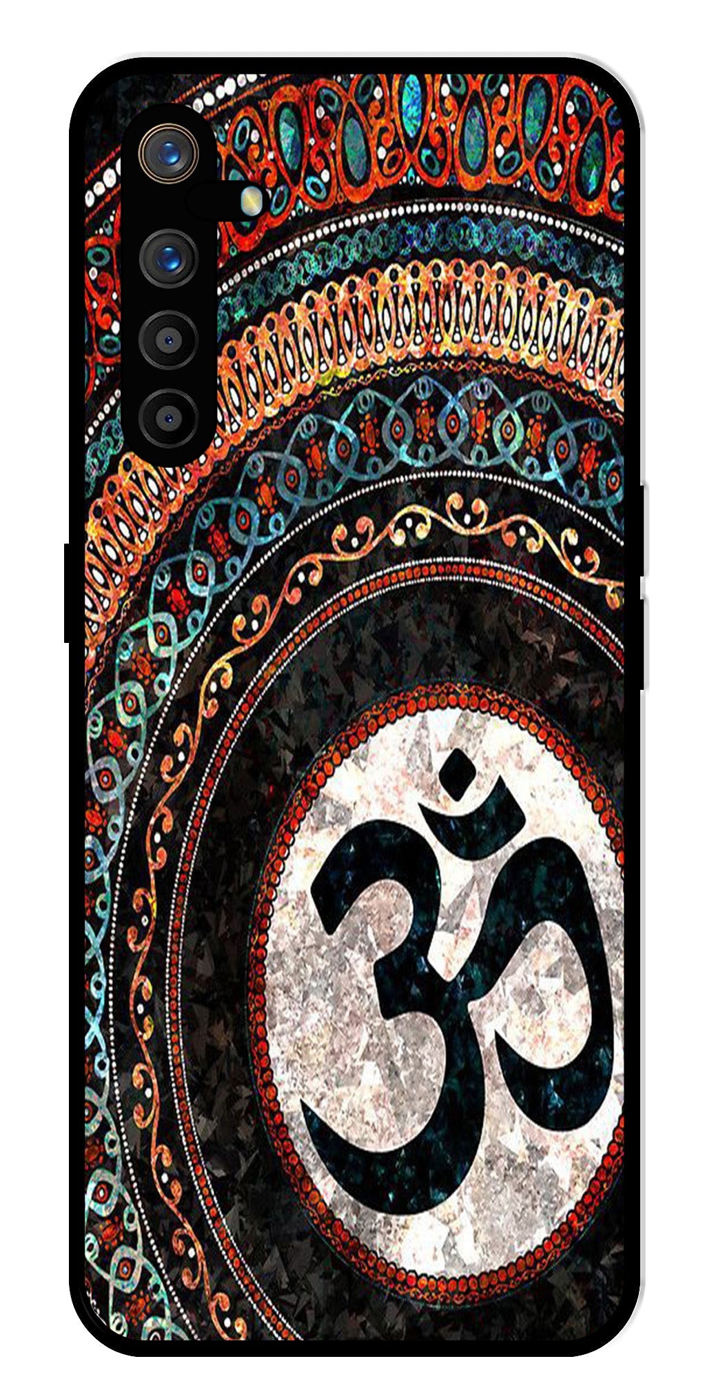 Oum Design Metal Mobile Case for Realme XT   (Design No -15)